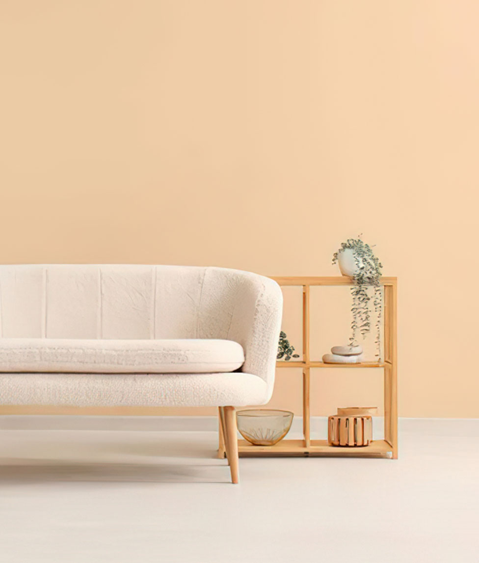 Cozy sofa with cabinet at Henz